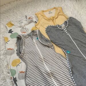 Baby Sleep Sacks in Gray, Yellow, and Multicolor